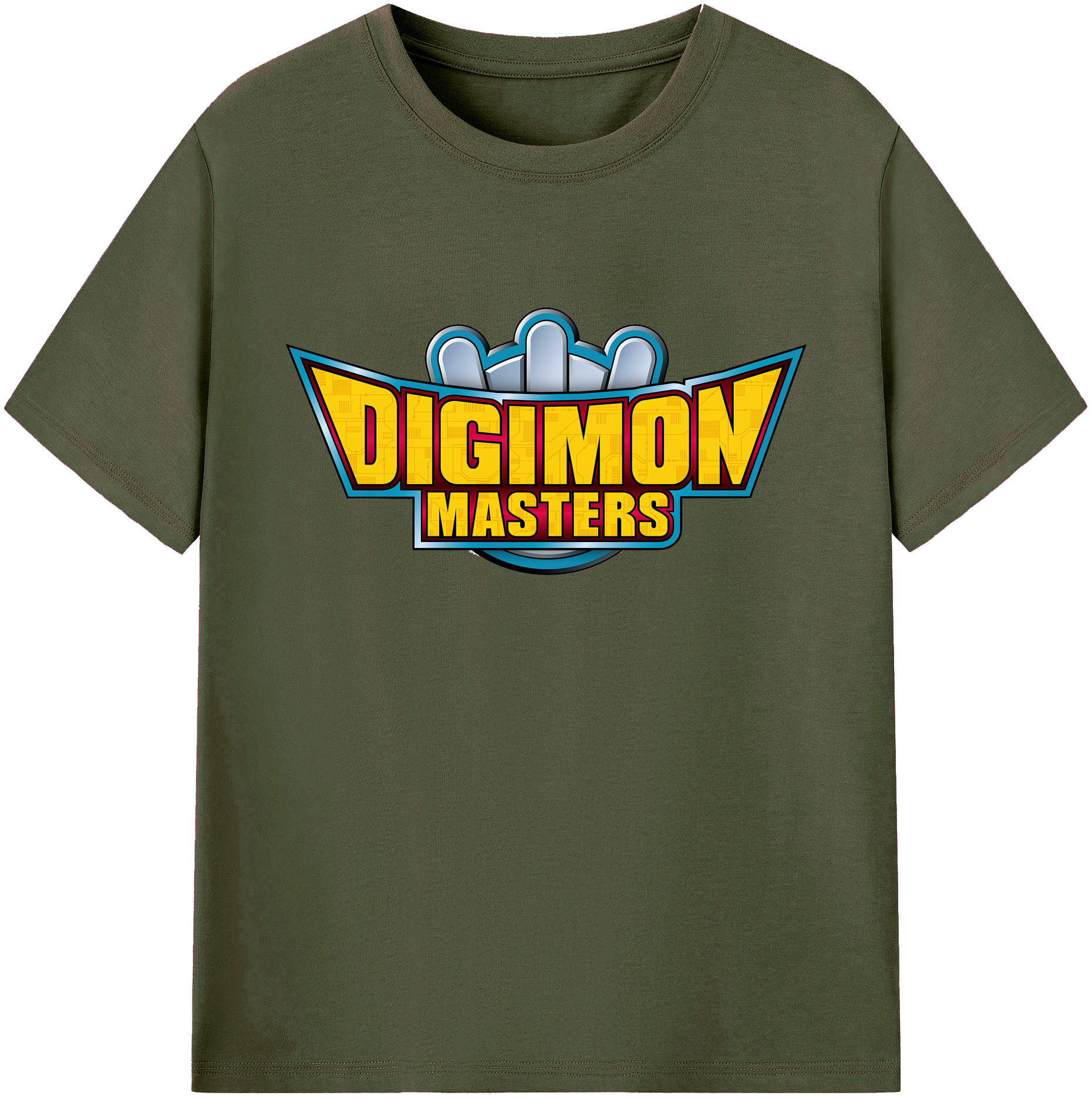 （画像用） Digimon デジタルモンスター/デジモン 綿100％ メンズ半袖Tシャツ｜肌触りやわらか＆通気性